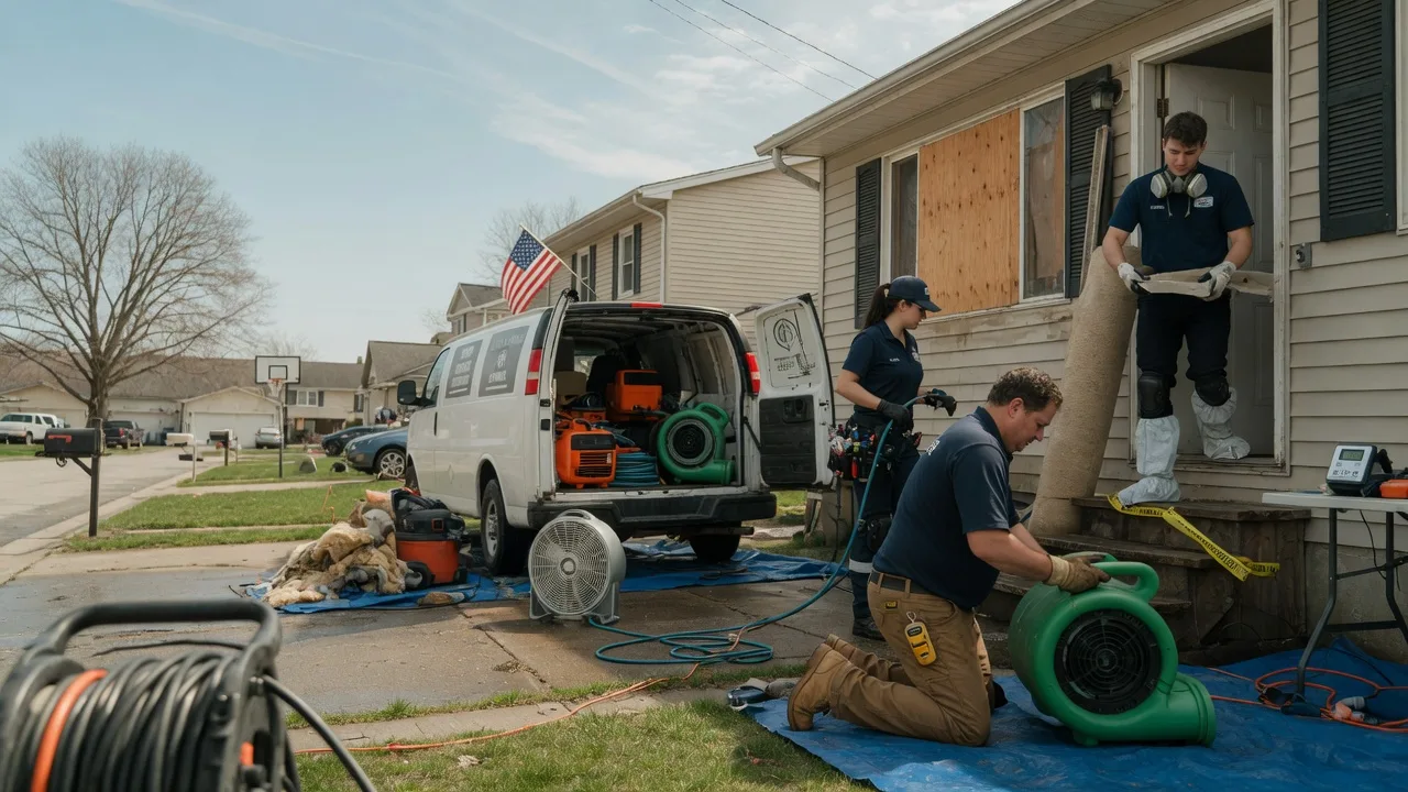 Water Damage Restoration in Olympia, KY near me